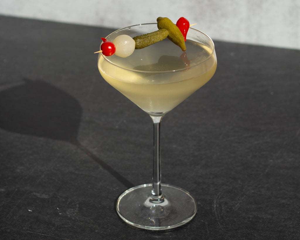 The Dirty Martini, 2 Ways