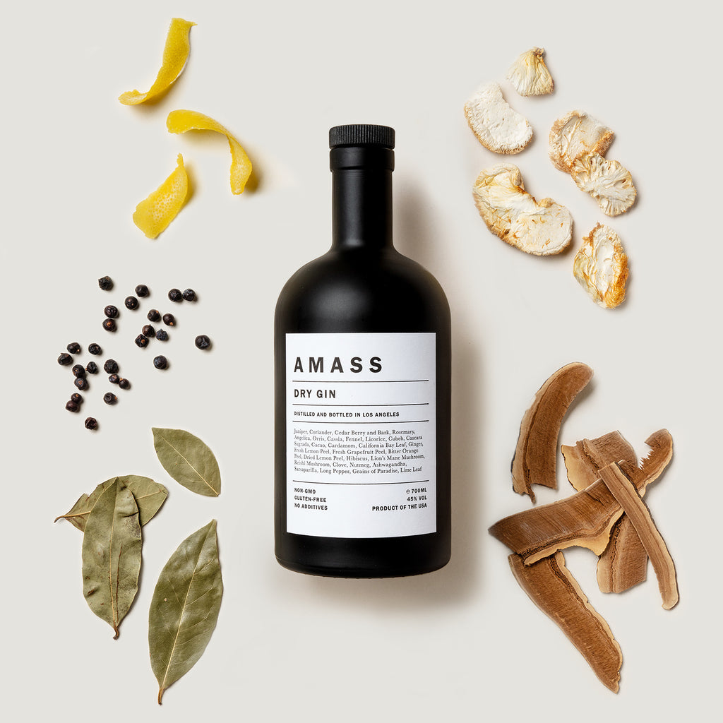 AMASS Dry Gin Distilled in Los Angeles